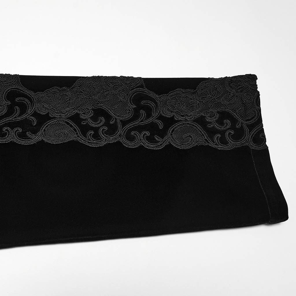 Gothic Dark Aristocrat Velvet Pants - Image 9