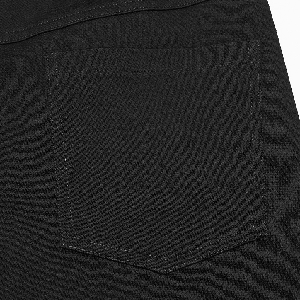 Black Baron High-Waist Uniform Trousers - Image 9
