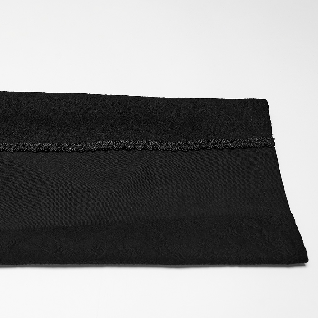 Gothic Jacquard High-Waist Trousers - Image 9