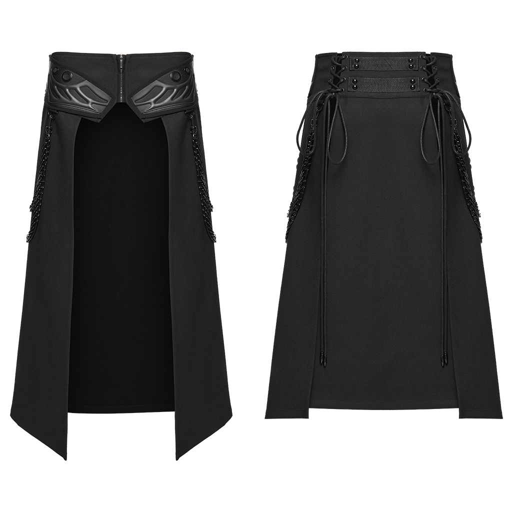 Techwear Open-Front Skirt - Image 6