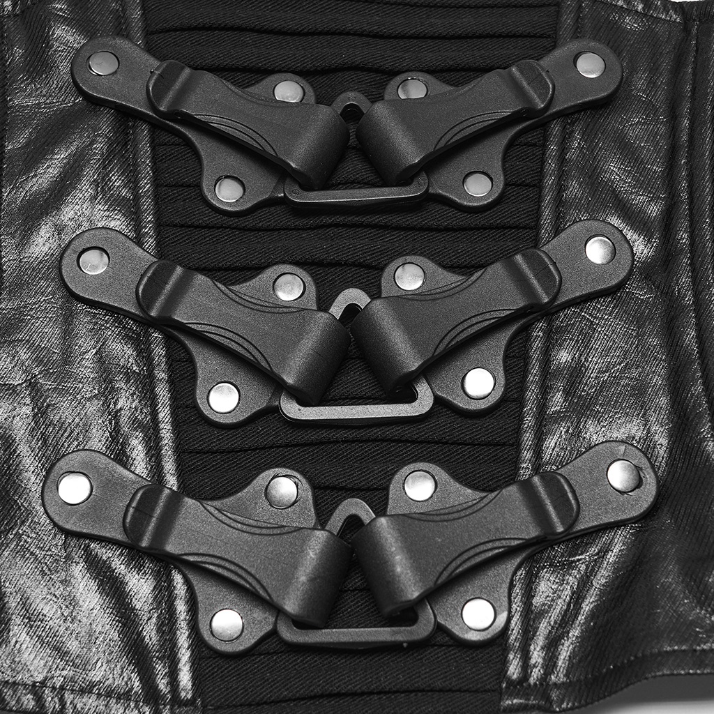 Punk Techwear Lace-Up Corset - Image 11