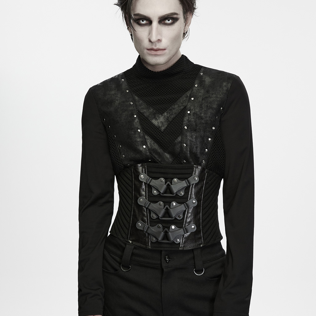 Punk Techwear Lace-Up Corset - Image 2