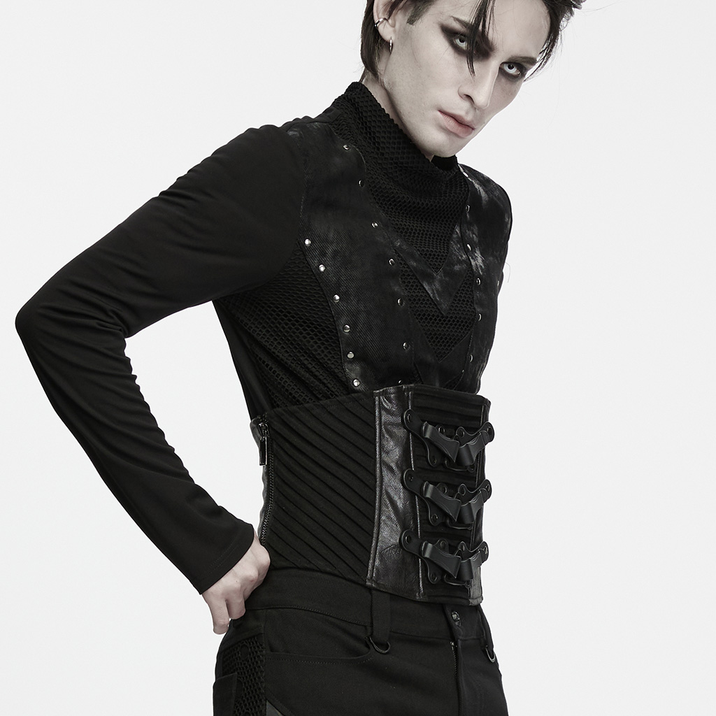 Punk Techwear Lace-Up Corset - Image 3