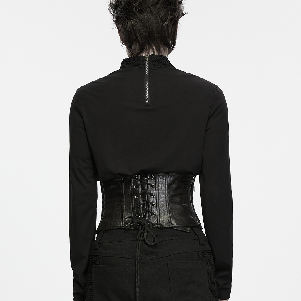 Punk Techwear Lace-Up Corset - Image 4