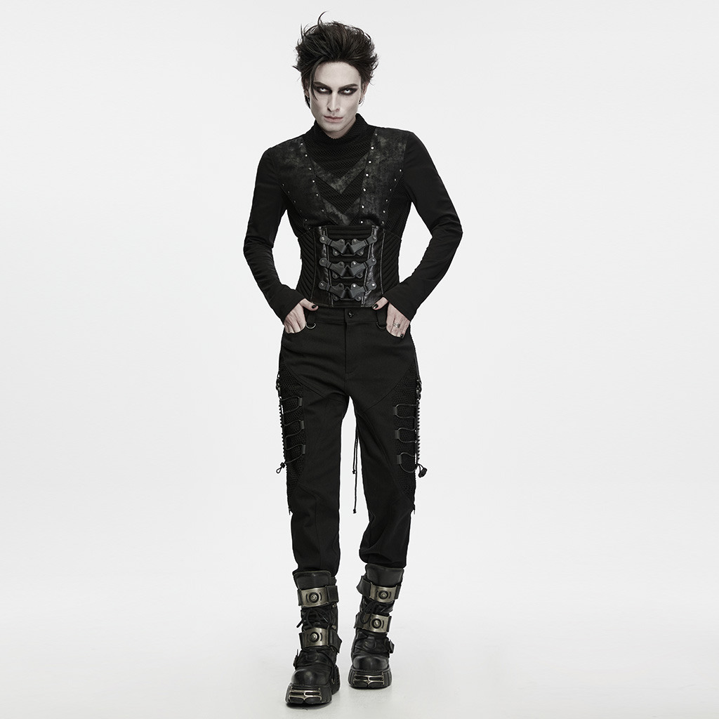 Punk Techwear Lace-Up Corset - Image 6