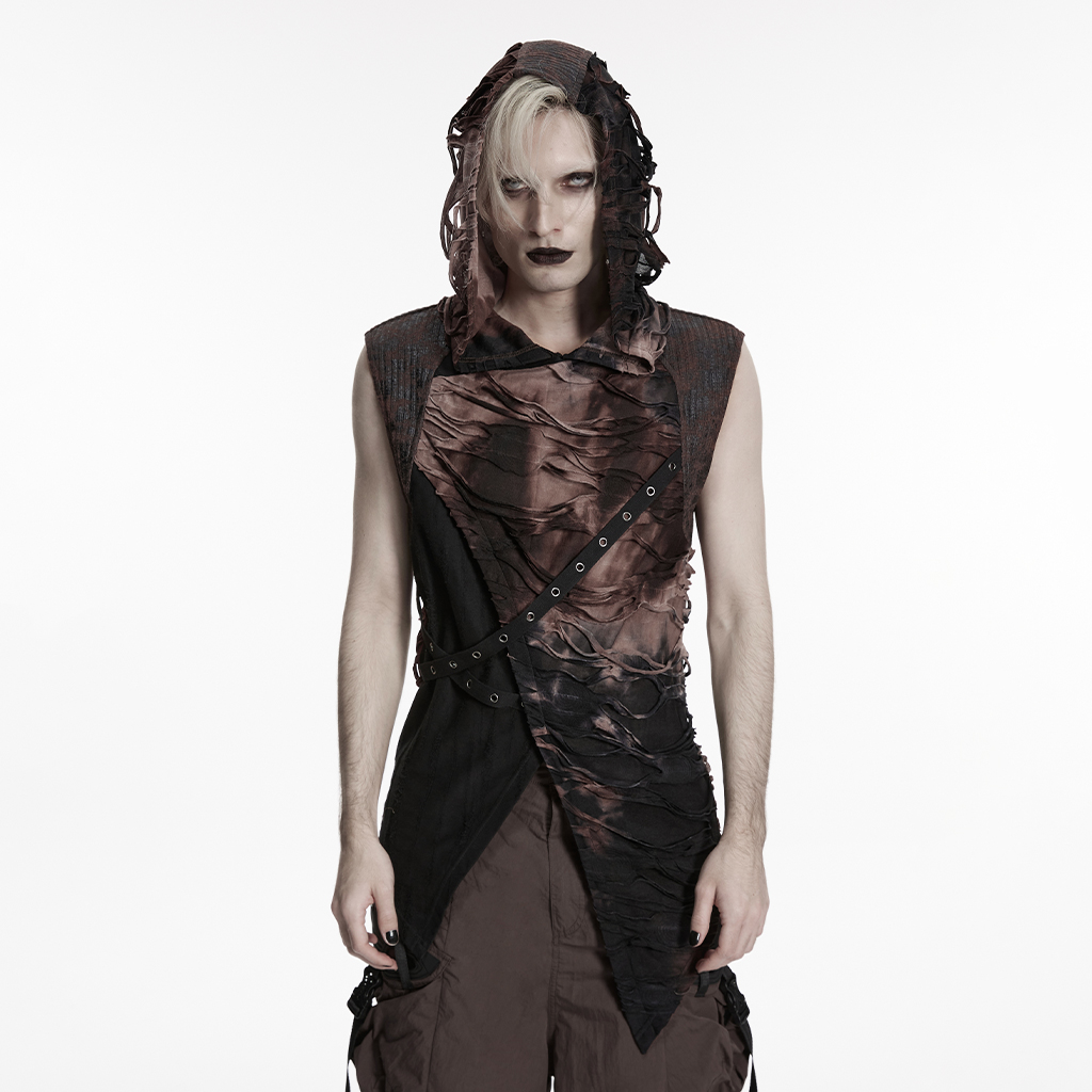 Wasteland Tattered Hooded Vest - Image 2