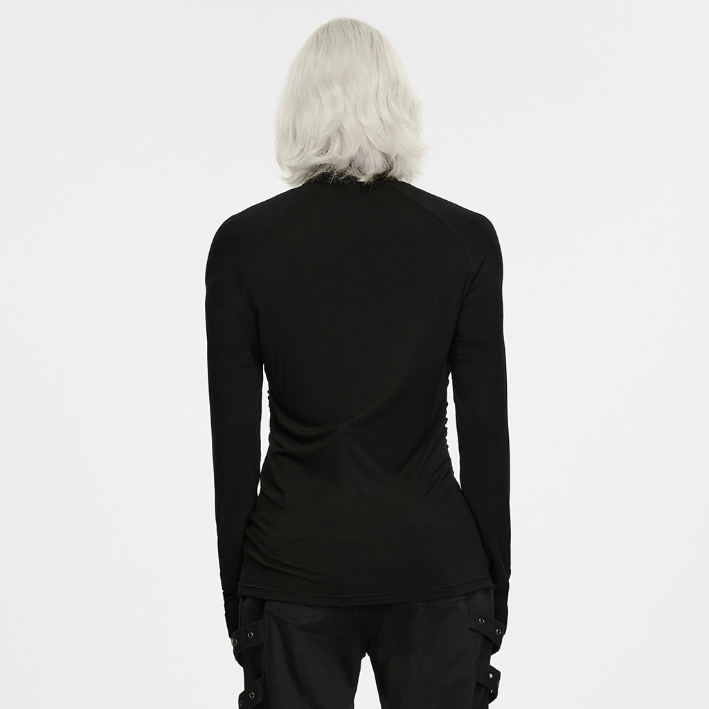 Dark Side-Ruched Turtleneck - Image 4