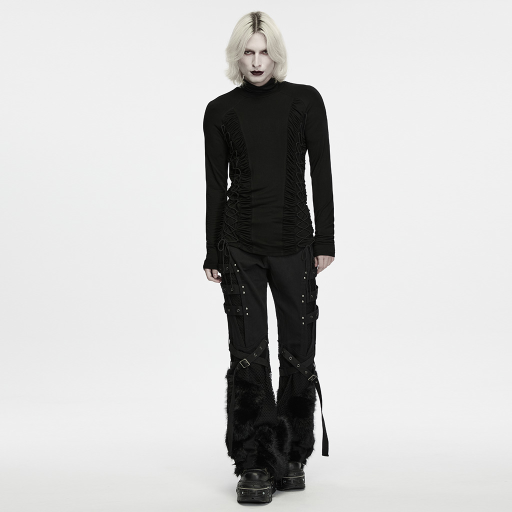 Dark Side-Ruched Turtleneck - Image 6