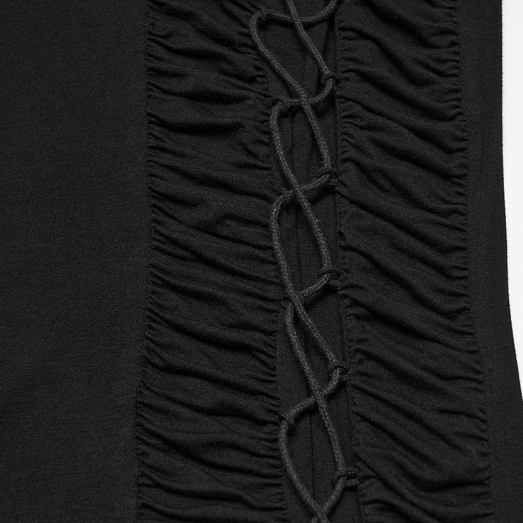 Dark Side-Ruched Turtleneck - Image 8