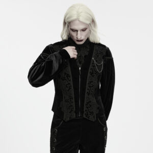 Gothic Dark Pattern Waistcoat