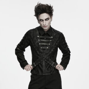 Punk Cross-Strapped Vest