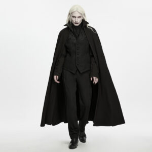 Gothic Duke Stand Collar Cloak