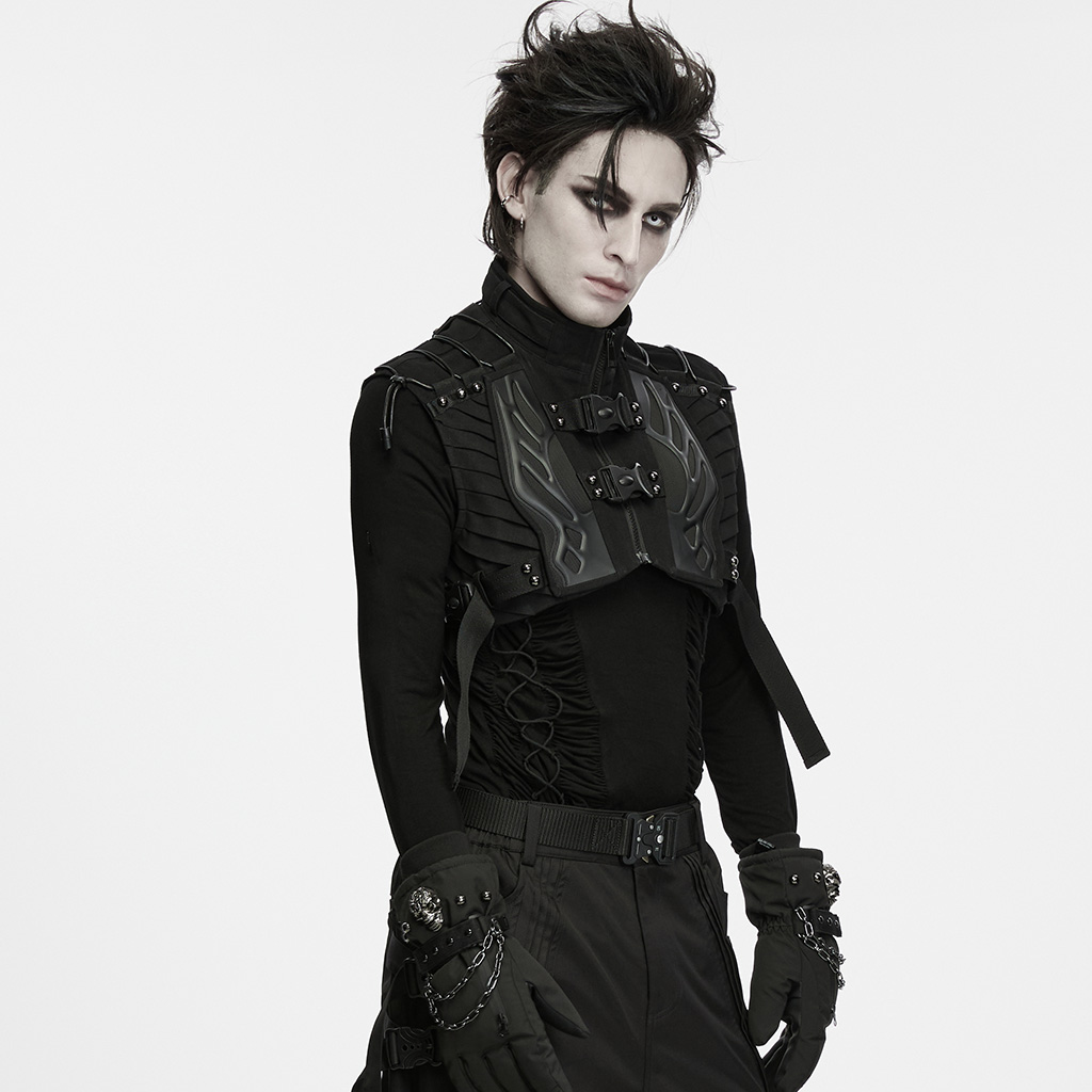 Cropped Techwear Vest - Image 3