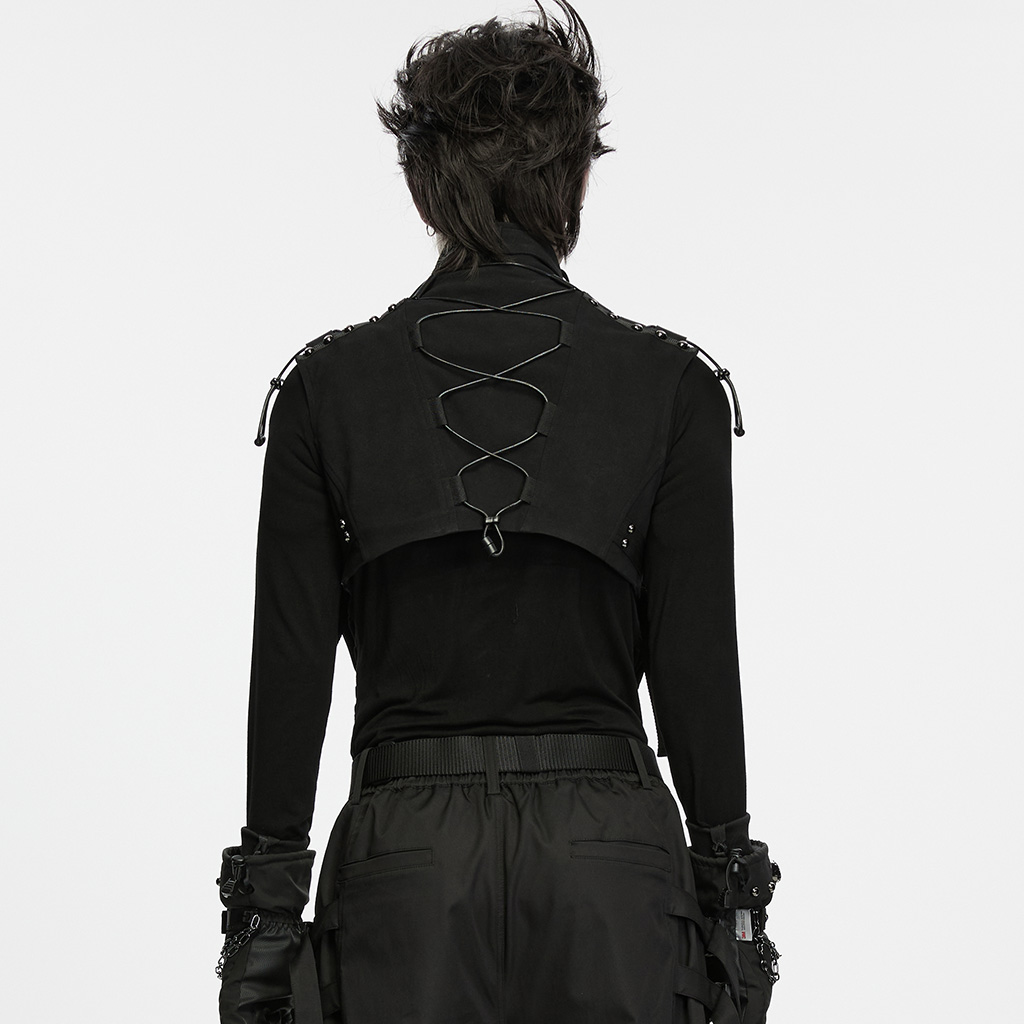 Cropped Techwear Vest - Image 4