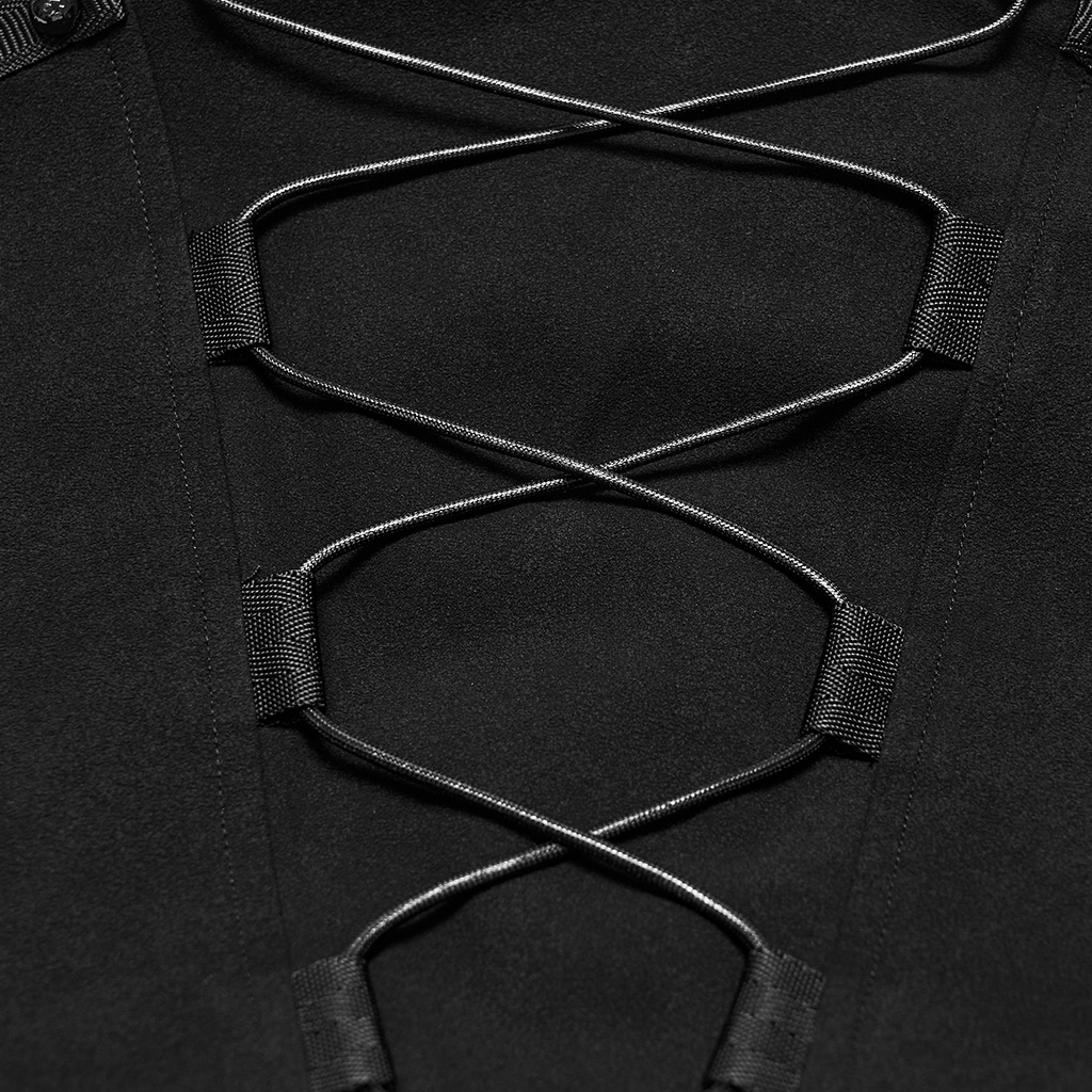 Cropped Techwear Vest - Image 9