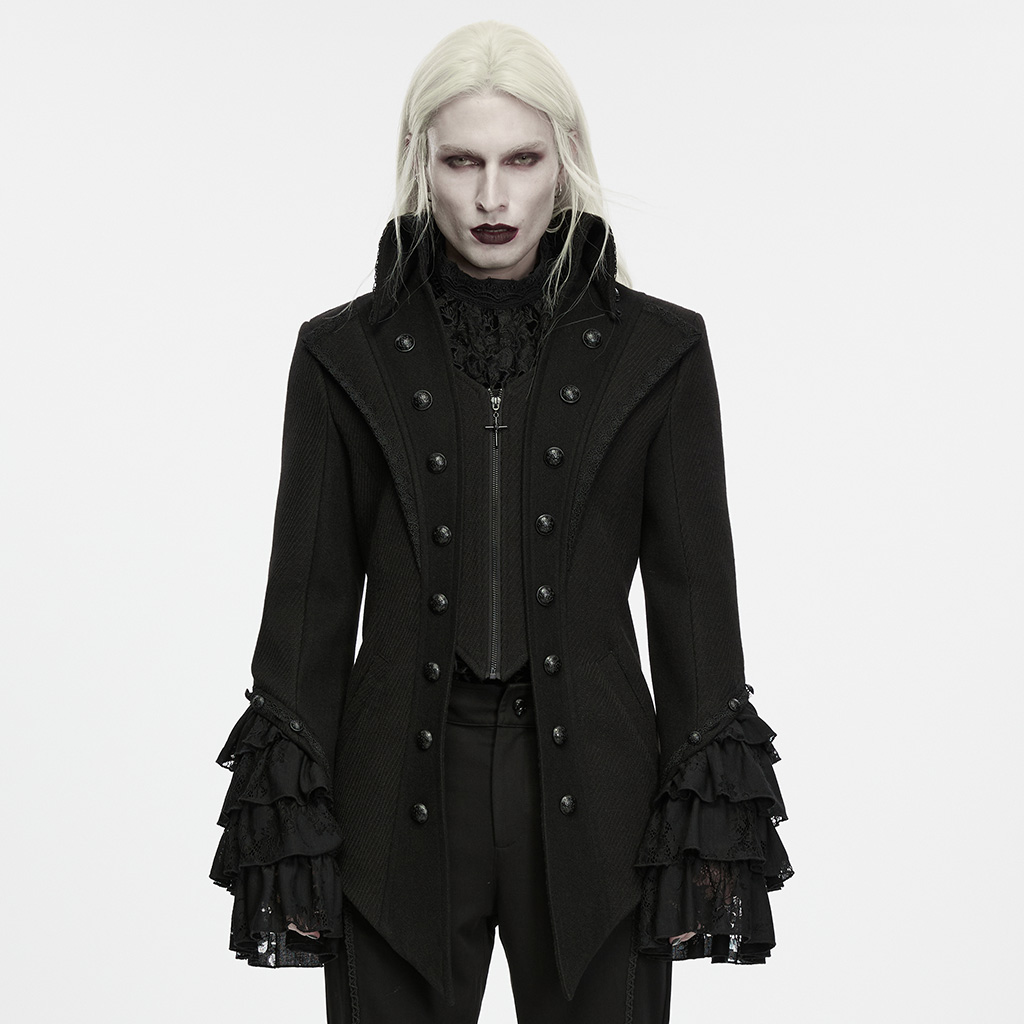 Gothic Medieval Lapel Jacket - Image 2
