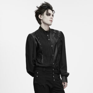 Punk Asymmetrical Buckle Shirt
