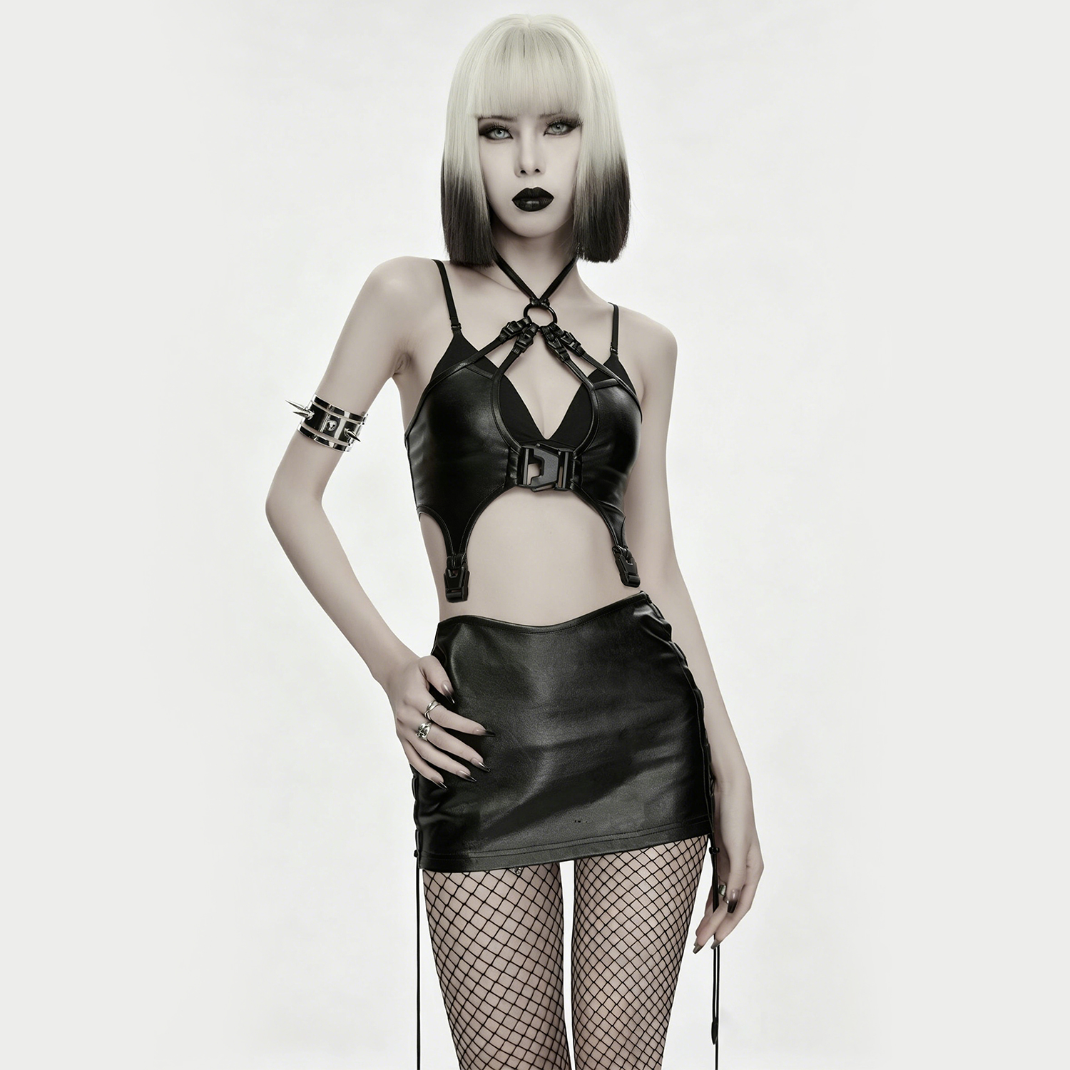 Techwear Style Two-Piece Set